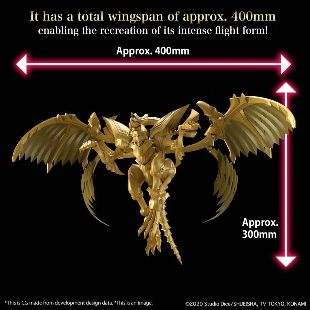 YU-GI-OH! -Figure-rise stand. Amplified Winged dragon of Ra -Model Kit